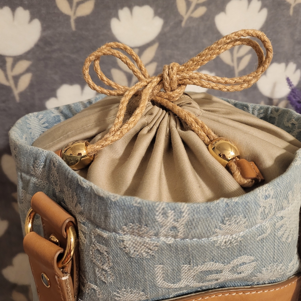 Ugg Denim, Leather, Espadrille Tote Bag View 4